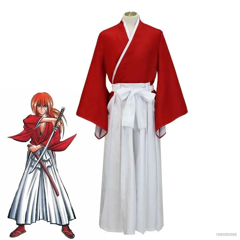 Inspired by Rurouni Kenshin Himura Kenshin Anime Cosplay Costumes