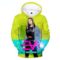 Sudadera con capucha de Eva Queen 3D para hombre y mujer, ropa de calle de Hip Hop, sudaderas con capucha estampadas, jersey de gran tamaño, otoño e invierno, novedad de 2023