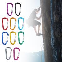 Moon BABY Carabiner คลิปหนีบพวงกุญแจโลหะรูปตัว D สำหรับเปลญวน10ชิ้น