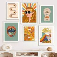 【CW】 Fashion Mouth Wall Canvas Painting Posters And Prints Picture Room