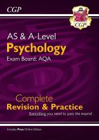 หนังสืออังกฤษใหม่ AS and A-Level Psychology: AQA Complete Revision &amp; Practice with Online Edition