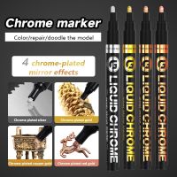 【CW】Haile Mirror Marker Silver Liquid Pen Art Liquid Mirror DIY Resin Paint Mirror Chrome Metallic Craftwork Pen Tire Ceramic Graffi