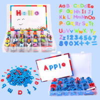 216PCS Kids Children Magnetic Uppercase Lowercase Alphabet Letters Numbers Set Early Education with Whiteboard Eraser for Fridge Refrigerator
