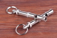 2pcs High Quality Stainless steel Dog Puppy Whistle Ultrasonic Adjustable thumbnail