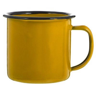 【High-end cups】ถ้วยแก้วเคลือบกาแฟตั้งแคมป์แก้วถ้วยดื่มค่าย Vintageceramic ดีบุก IronCampfireMilk เช้า