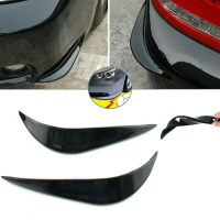 PVC Plastic Black Car Auto Tuning Lip on Bumper Corner Guard Cover Anti Scratch Sticker Protector Car Decoration Accessories