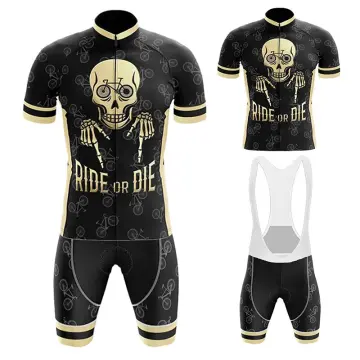 Skull hot sale cycling jersey