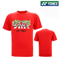 Yonex เสื้อยืดแขนสั้นสำหรับผู้ชายและผู้หญิงเสื้อกีฬาเสื้อเจอร์ซีย์เจอร์ซีแข่งขันเสื้อกีฬาแขนสั้นเสื้อแบดมินตันใหม่2023เสื้อกีฬาผ้าเจอร์ซีย์การแข่งขันเทนนิสแอร์เสื้อเจอร์ซี่วอลเลย์บอล