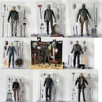 Neca freddy VS JASON Action FIGURE VOORHEES Roy Burns ของเล่นตุ๊กตาสยองขวัญ Joint movable ของเล่นคริสต์มาสสำหรับเด็ก