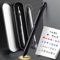 Multicolor 4 In 1 Metal Ballpoint Pens 3 Colors Ball Pen+Automatic Pencil  For School Office Writing Supplies Stationery Pens