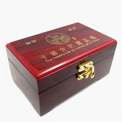 Quality Solid Walnut Fitness Ball Paper and Wooden Box 1pc