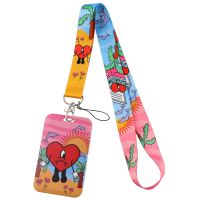 【CW】►✗  Lanyard Keychain Car Keys Keyrings Student Campus ID Badge Holder Bank Bus Business Card Cover