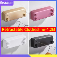 Retractable Clothesline Outdoor Indoor Rope escopic Stainless String Invisible Clothesline Laundry Hangers Wall Drying Rack