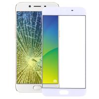 สำหรับ OPPO R9s หน้าจอด้านหน้าเลนส์กระจกด้านนอก (สีขาว)