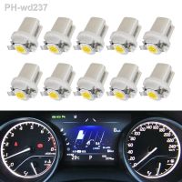 10pcs Car Light Led W1.2W B8.5 B8.5D 1LED Dashboard Gauge Instrument Auto Side Wedge Lights Interior Lamp DC 12V