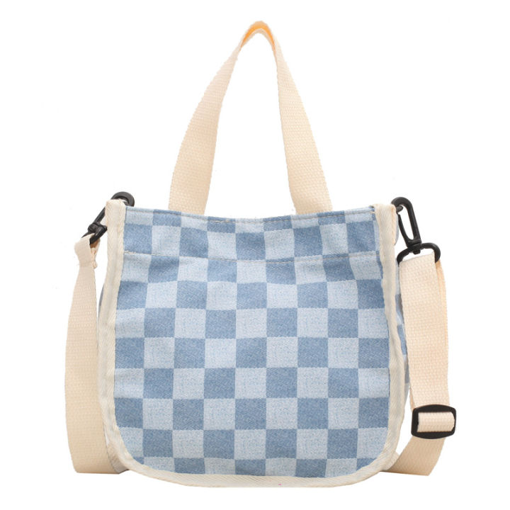 korean-style-ins-canvas-handbags-womens-simple-fashion-bucket-bag-one-shoulder-versatile-niche-crossbody-mini-bag