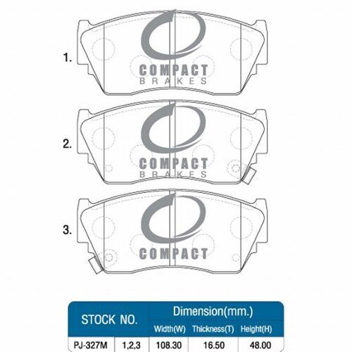 ผ้าเบรคหน้า-nissan-sentra-saloon-sunny-b13-1-3-ปี-91-94-compact-dcc-327