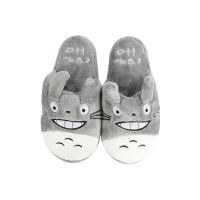 Totoro Cute Cartoon Animal Womenmen Couples Home Cotton Slipper For Indoor House Bedroom Flats Warm Winter Shoes