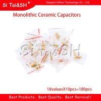 18valuesX10pcs=180pcs 20PF 1UF (20 105) each 10pcs Monolithic Ceramic Capacitors 50V component diy