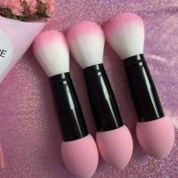 【cw】 Professional Double Ended Blush Brush Women Makeup Sponge Imagic Cosmetic Powder Puff Pen Make Up Foundation Blusher Brushes