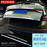 ABS Chrome Front Head Fog Lights Lamp Lid Cover Trim 2 Pcs Accessories Exterior Fit For Skoda Kodiaq 2017 2018 2019