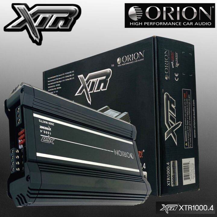 แอมป์ติดรถยนต์-4เเชลเเนล-orion-xtr-1000-4-max-2000watts-โอไรออน-ของแท้100-แอมป์-sql-hi-res-วงจรดิจิตอล-งานอเมริกา