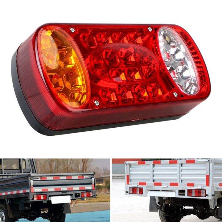 12v-32-led-car-truck-tail-light-rear-stop-brake-lights-signal-indicator-taillight-for-trailer-truck-lorry-van-ute