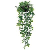 1 Pack Artificial Hanging Plants Fake Potted Plants for Indoor Outdoor Shelf Wall Decor