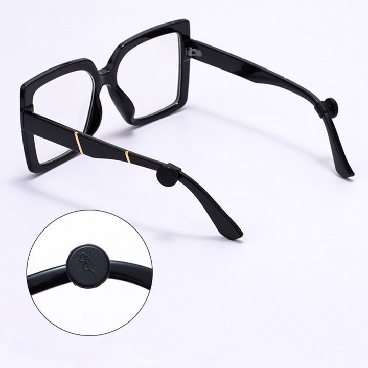 1คู่ใหม่แว่นตาวงกลมตะขอเกี่ยวหูซิลิโคนนุ่มป้องกันการลื่นตะขอเกี่ยวหูแว่นตากีฬาคงที่ขาที่ยึดแว่นตา