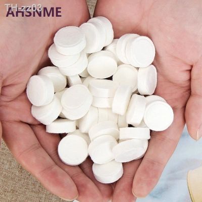 ► AHSNME 20pcs Compressed towel 22 x 24cm Outdoor travel BBQ disposable towel Nonwoven Pill Towel Makeup Cleansing Towel