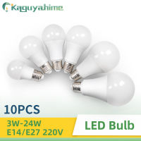 KPS 10pcs LED E27 Light E14 Bulb 3W 6W 9W 12W 15W 20W Composite Aluminum LED Lamp E14 AC 220V 240V Lampada Ampoule Spotlight