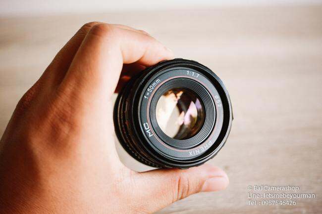 ขายเลนส์มือหมุน-phenix-50mm-f1-7-สภาพสวย-ของใหม่มือหนึ่งไม่เคยเเกะใช้งาน-ใส่กล้อง-sony-mirrorless-ได้ทุกรุ่น