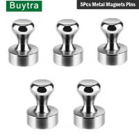 ▨✈✎ 5 Pcs 60x34mm Metal Push Pin Magnets Neodymium Rare Earth Magnets for Home Decor Thumb Tacks