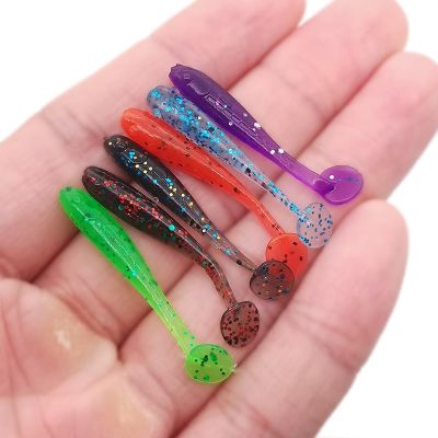 hot！【DT】 10pcs Silicone Soft Lures Piece Artificial Tackle Bait 3.5cm 0.35g Goods Fishing Sea Rockfishing Swimbait Wobblers