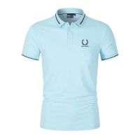 ◎✢ FRED PERRY เสื้อโปโลแขนสั้น แฟชั่นฤดูร้อน สไตล์นักธุรกิจ สําหรับผู้ชาย ไซซ์ M - 4Xl 4011 มี 8 สี