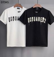 New Dsquared2 2022 WomenMens Letter Print Graffiti Stylish Cotton Summer Top T Shirts Couple Outfit DT945#