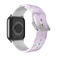 ☊▽☈ Cute Bunny opaska na nadgarstek dla Apple obserwować serii Pro SE Ultra 8/7/6/5/4/3/2 38/42mm zegarek pętli paski na iWatch 49mm 45/44/41/40mm