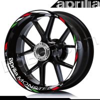 ❒❏ Motorcycle Wheel Sticker Rim Stripe Decal Accessori For Aprilia RSV RS Tuono SR50 RS4 RS125/150 RSV4 GPR150 DORSODURO 750
