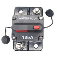 135A 48VDC overload protector switch  Waterproof thermal Boats Marine Trucks Buses  Manual Reset Circuit Breaker Electrical Circuitry Parts