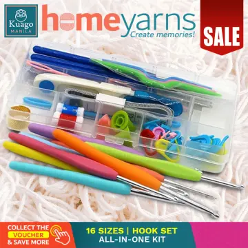 Shop Crochet Set Kit With Hooks with great discounts and prices