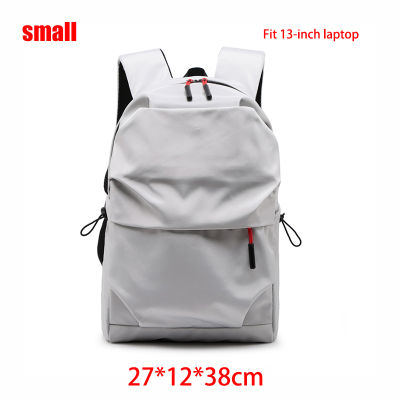 New Waterproof Men Women Backpack 15.6 Inches Laptop Back Pack Large Capacity Stundet Backpacks Pleated Casual School Bags