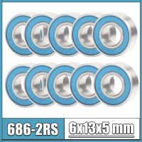 【CW】✑  686-2RS ABEC-3 ( 10 ) 6x13x5 mm Miniature 686RS Bearings 618/6RS Sealed 2RS Rulman