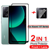 ฟิล์มกระจกเทมเปอร์ปกป้องหน้าจอสำหรับแบบ2 In 1 Xiaomi 13 T Pro สำหรับ Xiaomi 13 T Pro 13Tpro 13pro 13Lite 13อัลตร้า Xiaomi13t โปรฟิล์มป้องกัน Xiaomi13tpro 2023เลนส์หลังกล้องหลัง