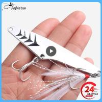 Streamline Fishing Lures Far Cast Luya Bait Flake Reflective Hard Bait Fishing Gear With Three Hooks Fishing Bait SequinsLures Baits