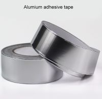 Aluminum adhesive tape 0.1mm Al sheet glue backed board Shielding signal Leak Repair Waterproof thermal insulation resistance Adhesives  Tape