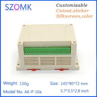 ๑ 4 pieces din rail box case for electronics AK-P-10a din rial enclosure case