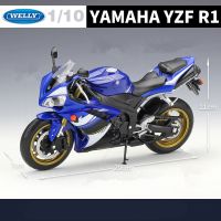 ยามาฮ่าโมเดลรถแข่ง YZF-R1อัลลอยด์ของสะสมมอเตอร์ไซค์โลหะหล่อจำลองสำหรับเด็กของขวัญของเล่นสำหรับเด็ก