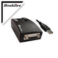 Black NEW USB to 15 Pin Female MIDI Joystick Game Port Adapter Nest Converter Rockfire 15-P RM-203 GAMEPORT 98/ME/2000/XP Green Adapters