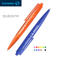 1ชิ้น Schneider ปากกาเป็นกลางเช่นเรียบน้ำปากกาการตรวจสอบสำนักงานธุรกิจสีดำกดบนสีปากกาเป็นกลาง