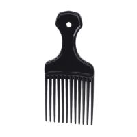 1 Piece Wide Teeth Brush Pick Comb Fork Hairbrush Insert Hair Pick Comb Plastic Gear Comb For Curly Afro Hair Styling Tools